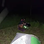 Land For Your Tent Next To A River With A Garden Shack Get Two Bicycles And Two Water Floats Use The Pinpoint Location Not The Address To Get Here Bathroom Is A Bit Different So Check Youtube Video Riverrundusko Open Showers In A Nearby Camp 营地