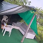 Land For Your Tent Next To A River With A Garden Shack Get Two Bicycles And Two Water Floats Use The Pinpoint Location Not The Address To Get Here Bathroom Is A Bit Different So Check Youtube Video Riverrundusko Open Showers In A Nearby Camp 营地 *