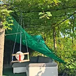 Land For Your Tent Next To A River With A Garden Shack Get Two Bicycles And Two Water Floats Use The Pinpoint Location Not The Address To Get Here Bathroom Is A Bit Different So Check Youtube Video Riverrundusko Open Showers In A Nearby Camp 营地 *
