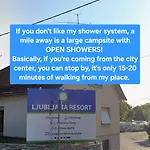 Kamp Land For Your Tent Next To A River With A Garden Shack Get Two Bicycles And Two Water Floats Use The Pinpoint Location Not The Address To Get Here Bathroom Is A Bit Different So Check Youtube Video Riverrundusko Open Showers In A Nearby Camp Ljubljana