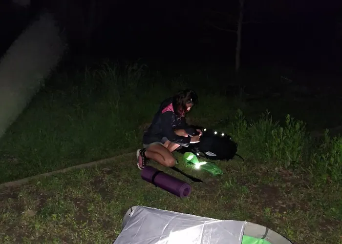 Land For Your Tent Next To A River With A Garden Shack Get Two Bicycles And Two Water Floats Use The Pinpoint Location Not The Address To Get Here Bathroom Is A Bit Different So Check Youtube Video Riverrundusko Open Showers In A Nearby Camp Kemp